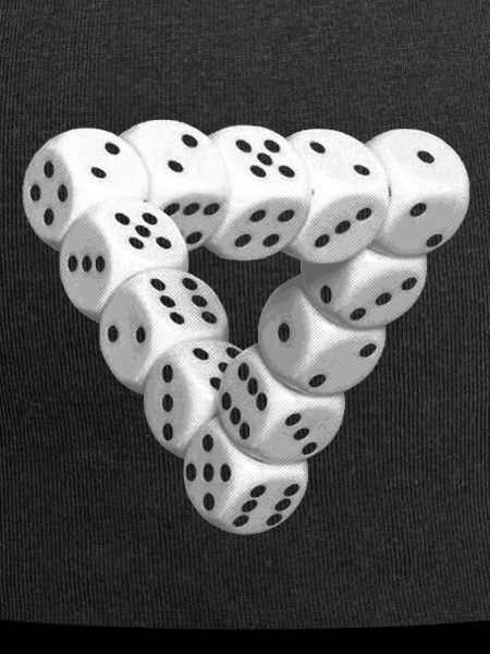 Cube Dices Cubes Illusion