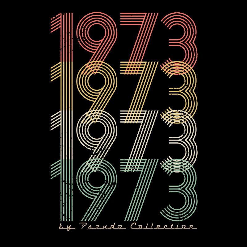 50. Geburtstag Vintage 1973 Pseudo
