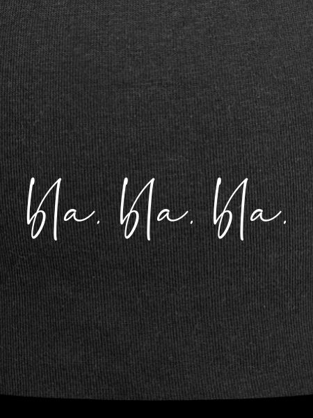 Bla. Bla. Bla.