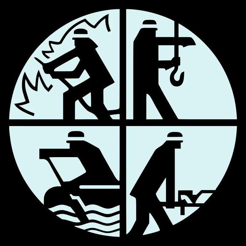 Logo Feuerwehr 1farbig