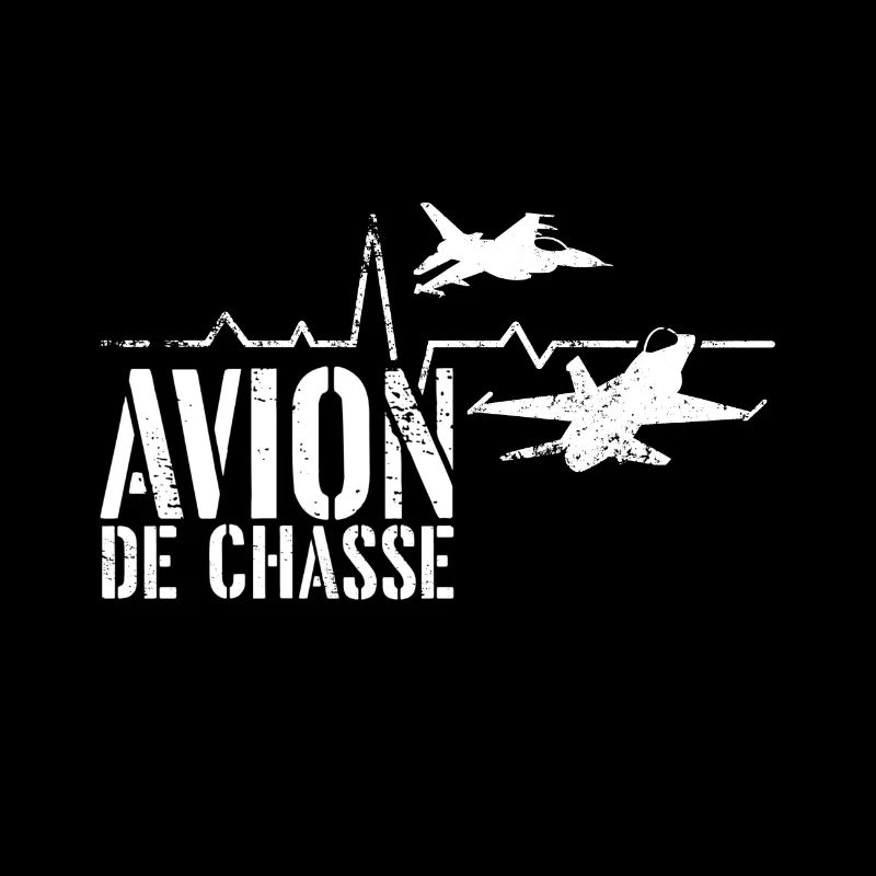 Avion de chasse électrocardiogramme