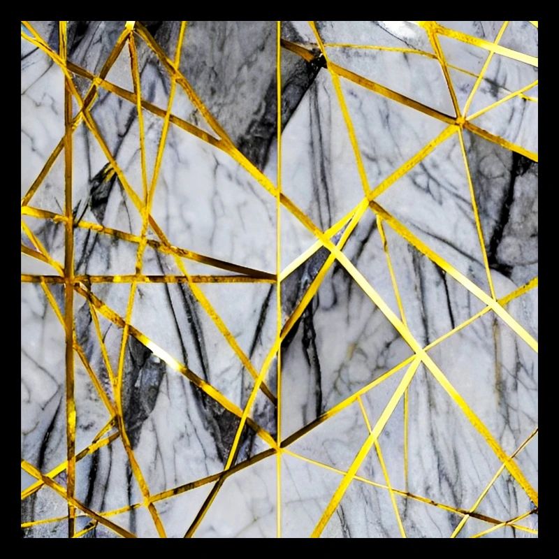 Marble Mosaic Gold Texture