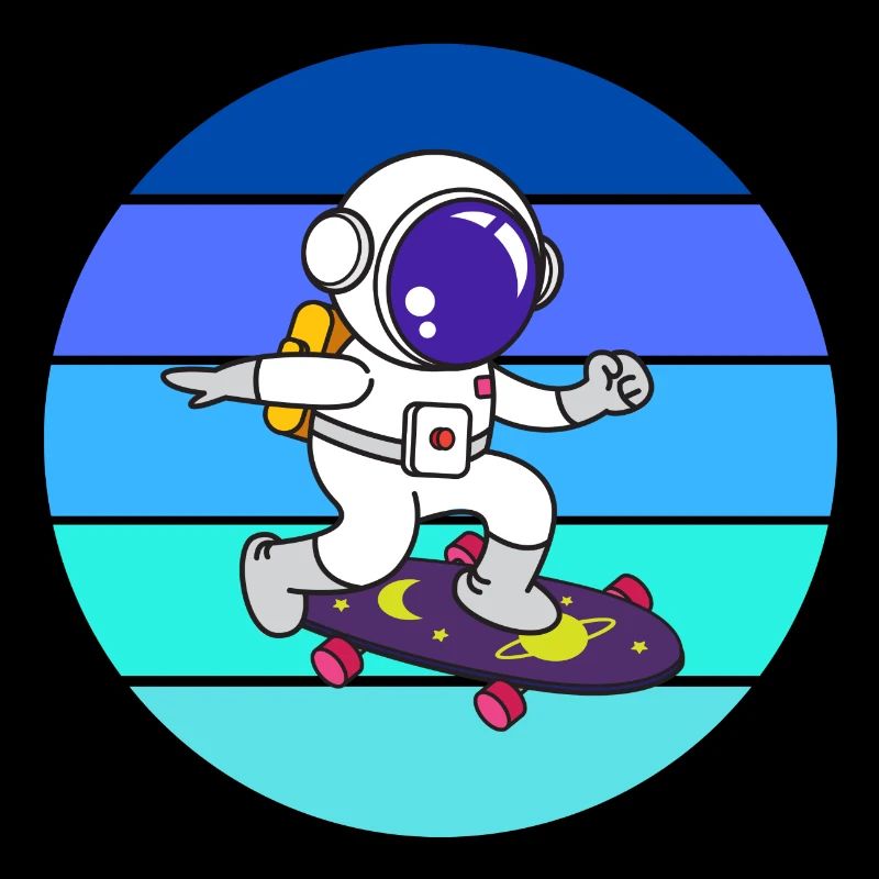 Spaceman, astronaut, rocket