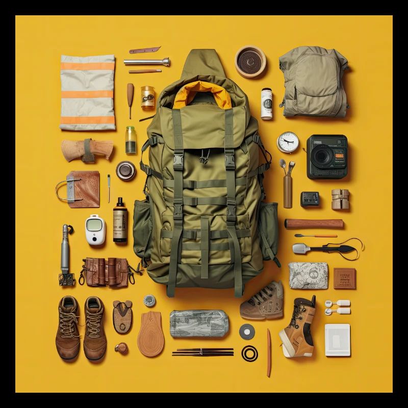 Everything I need for hiking