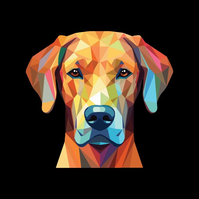 Rhodesian Ridgeback chien race aquarelle colorée