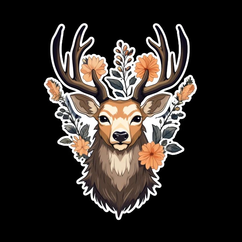 Hirsch Blumen