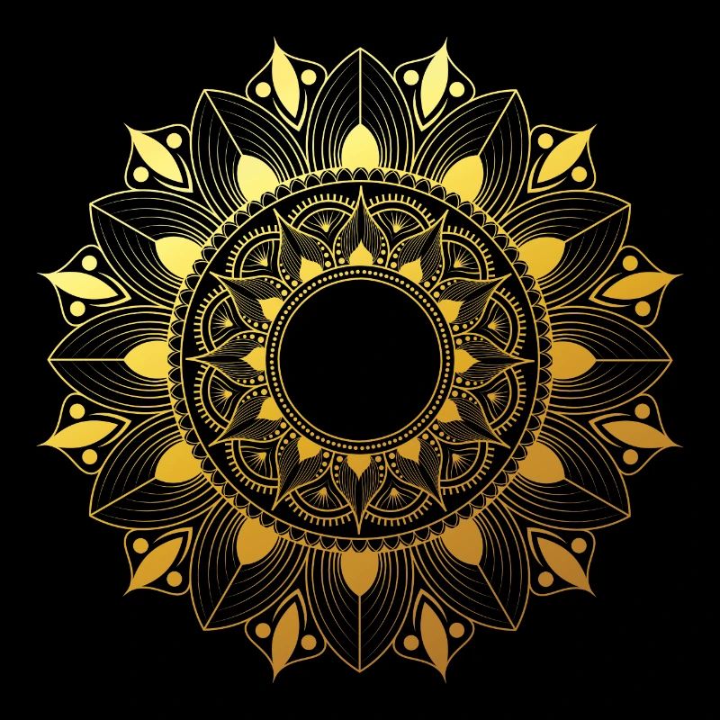 Mandala doré