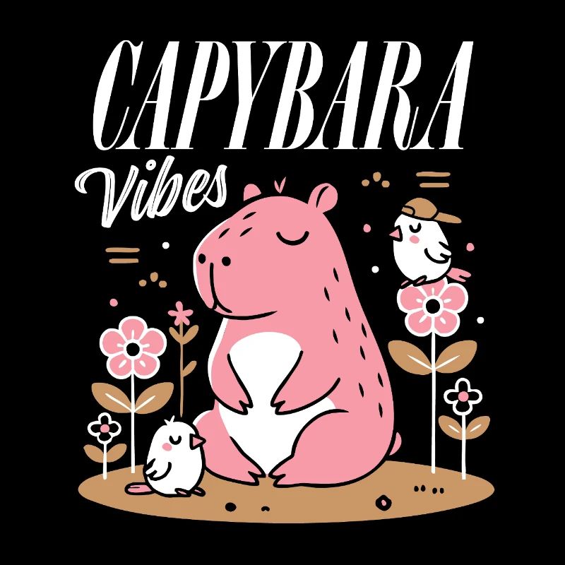 Ambiance détendue de Capybara