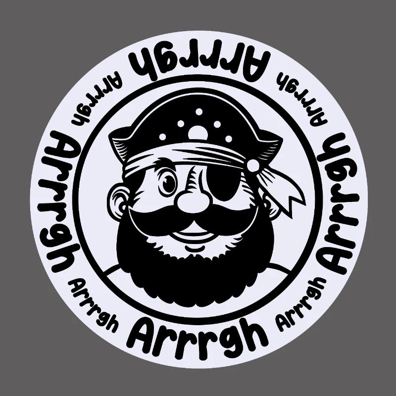 Drôle de pirate avec cache-œil