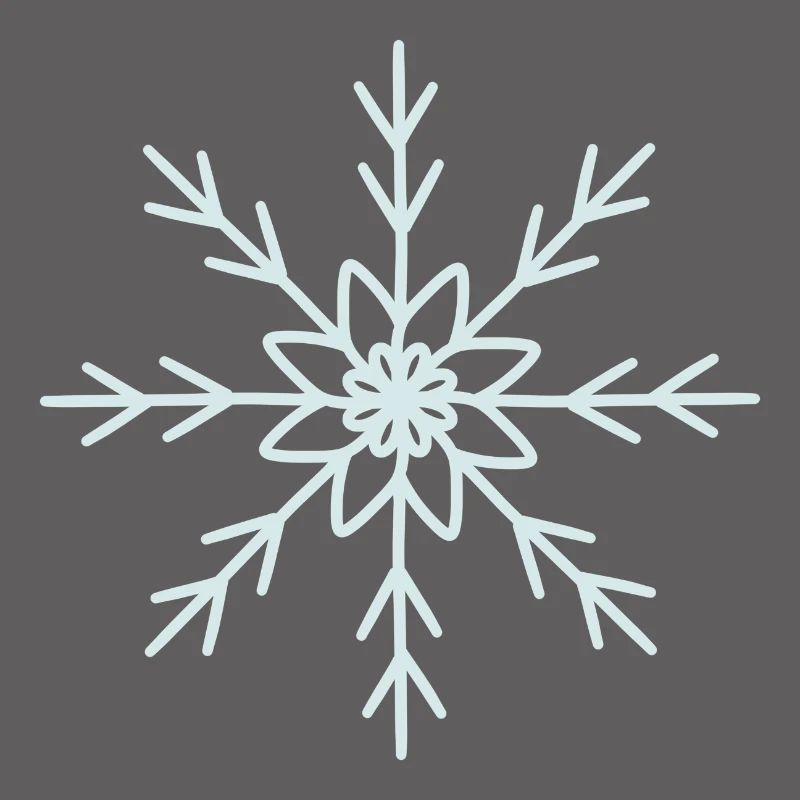 Elegant Snowflake Pattern Design
