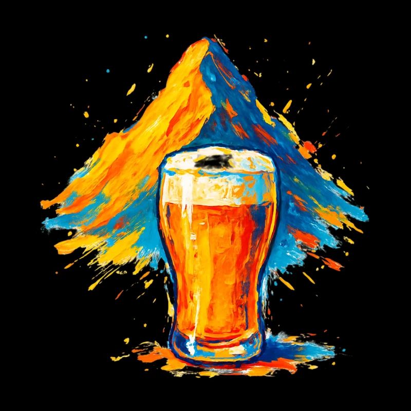 Biergipfel Farbexplosion