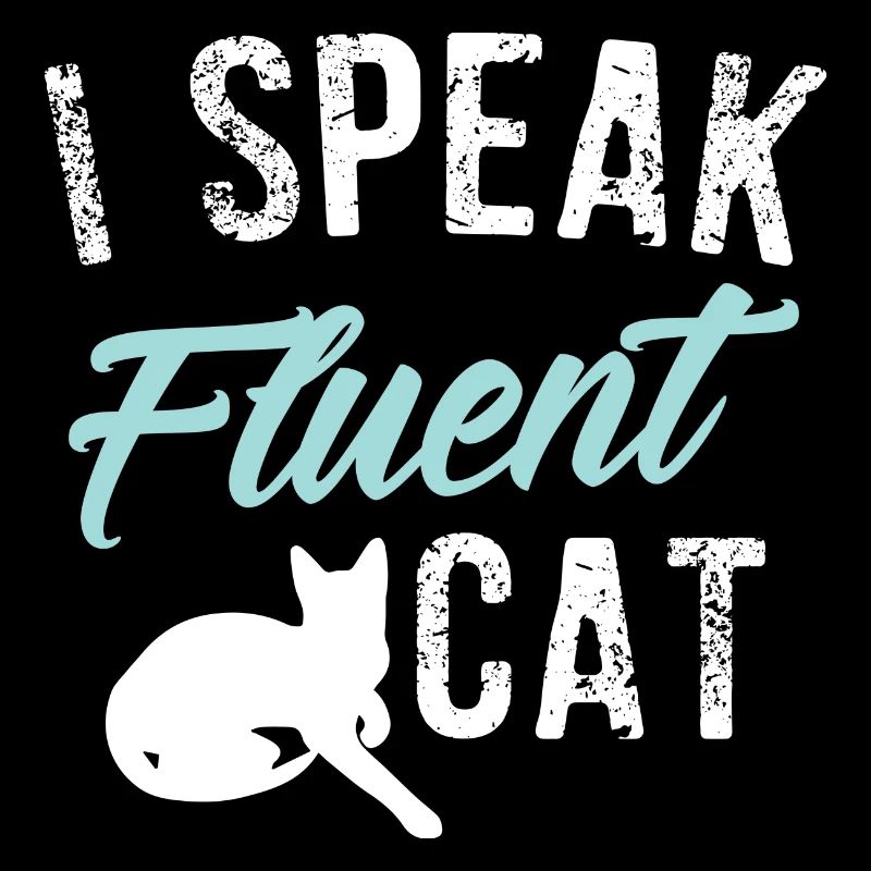 I speak fluently Cat Funny gift