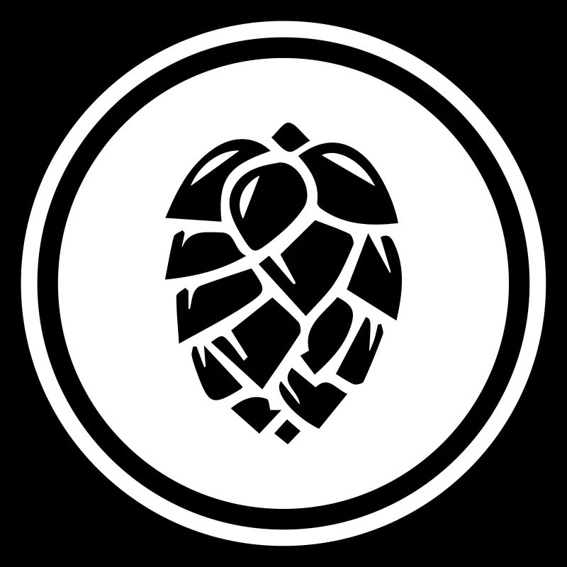 symbole d'icône de houblon
