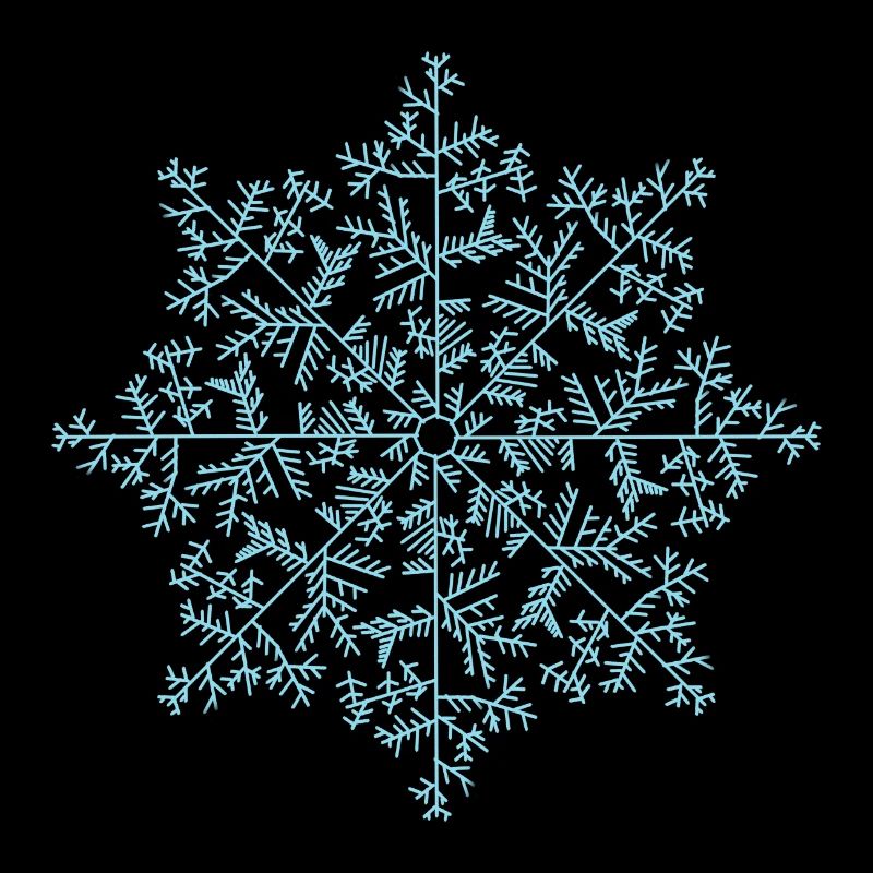 Pull d'hiver unique dessiné par flocon de neige