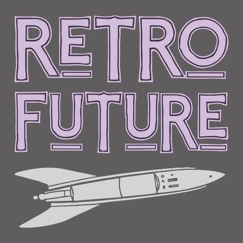 Retro Future Rocket Nostalgia