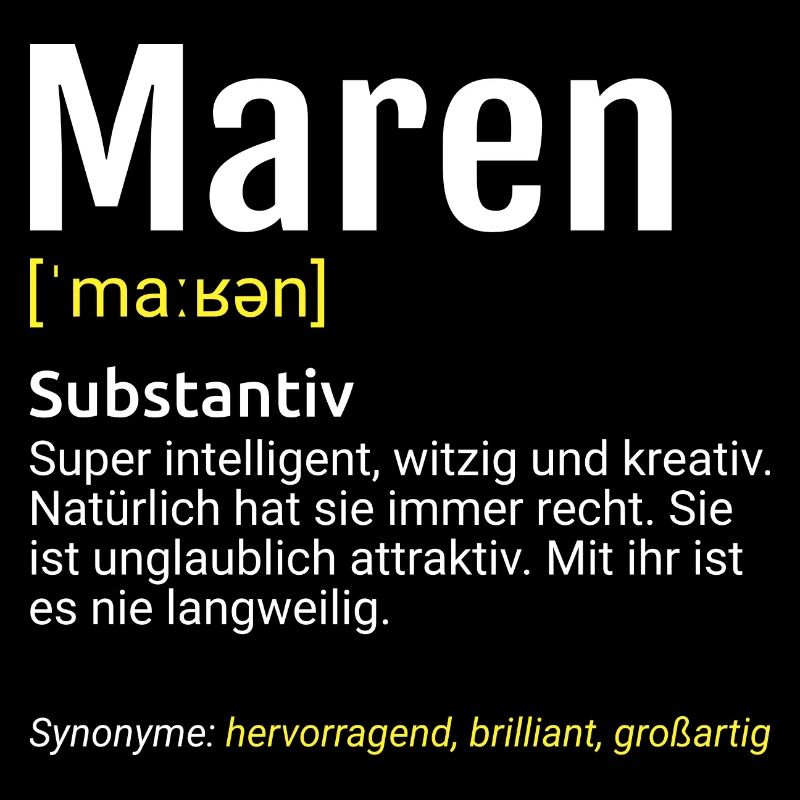 Maren Name Definition