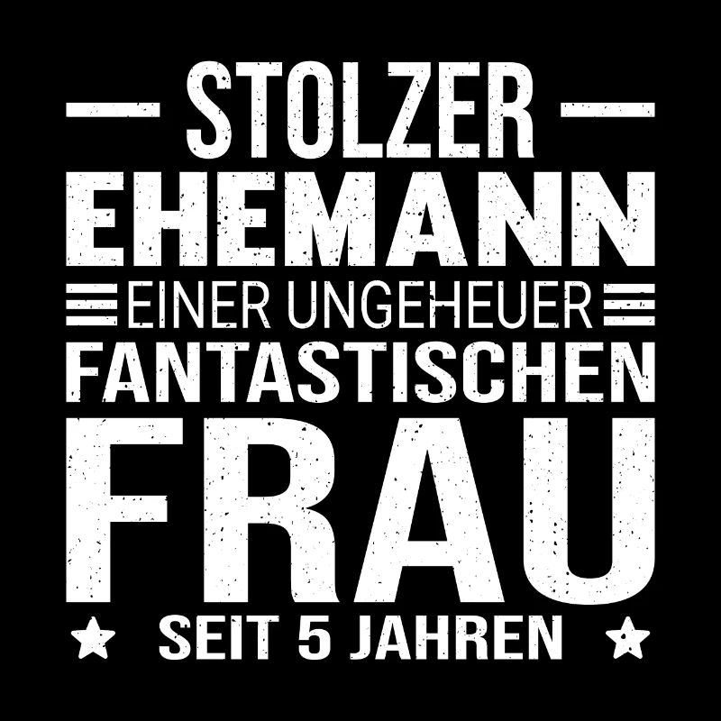 5 Hochzeitstag Hölzerne Hochzeit Geschenk Ehemann