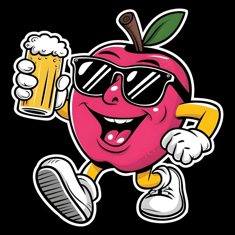 Apfel Trinken Bier