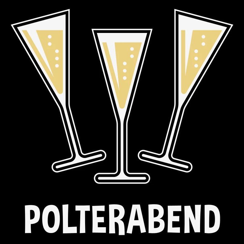 Polterabend (JGA / Sektgläser / Trichter Zu / 3C)