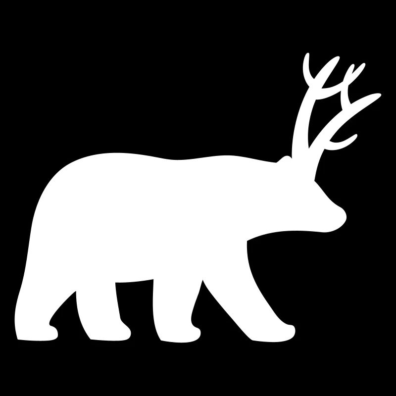 Hirsch und Bär
