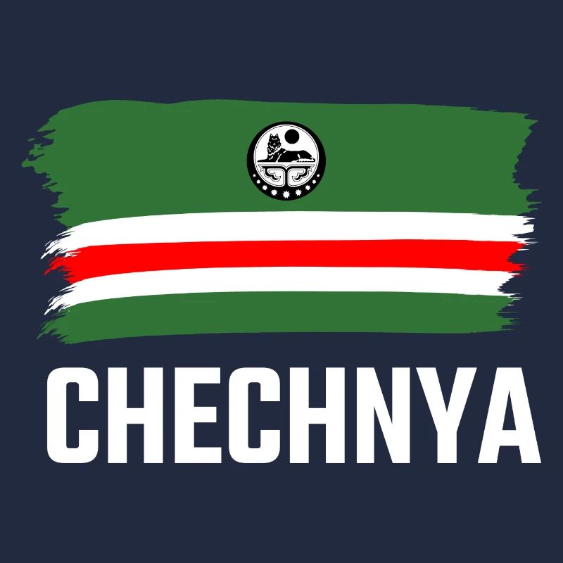 Chechnya Chechen Tschetschenien Tschetschene Flag