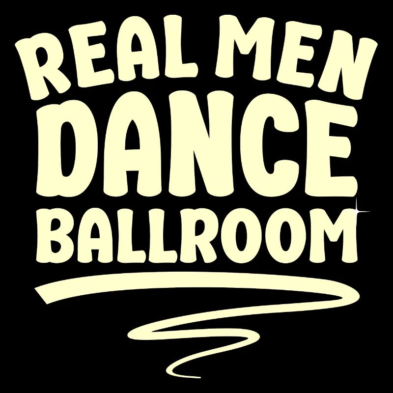 Real Men Dancing Partner Dance Couple Dance