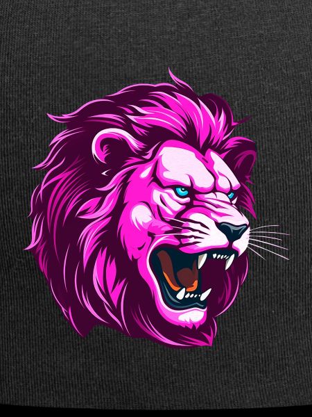 Pink Lion Head