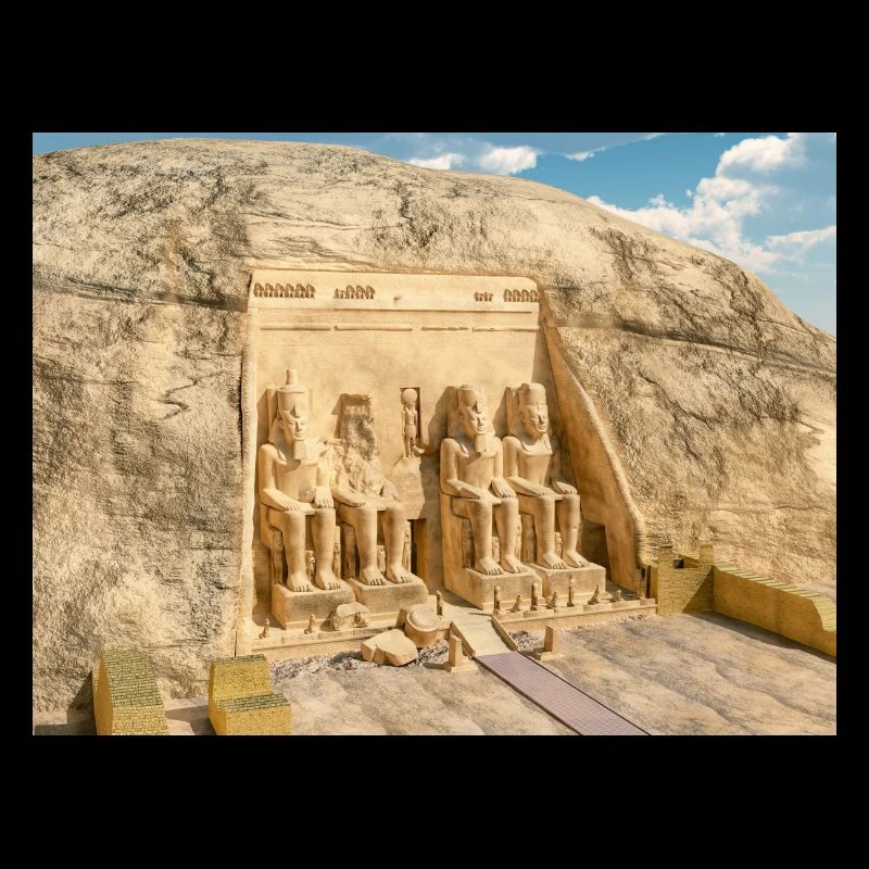 Abu Simbel Temple in Egypt
