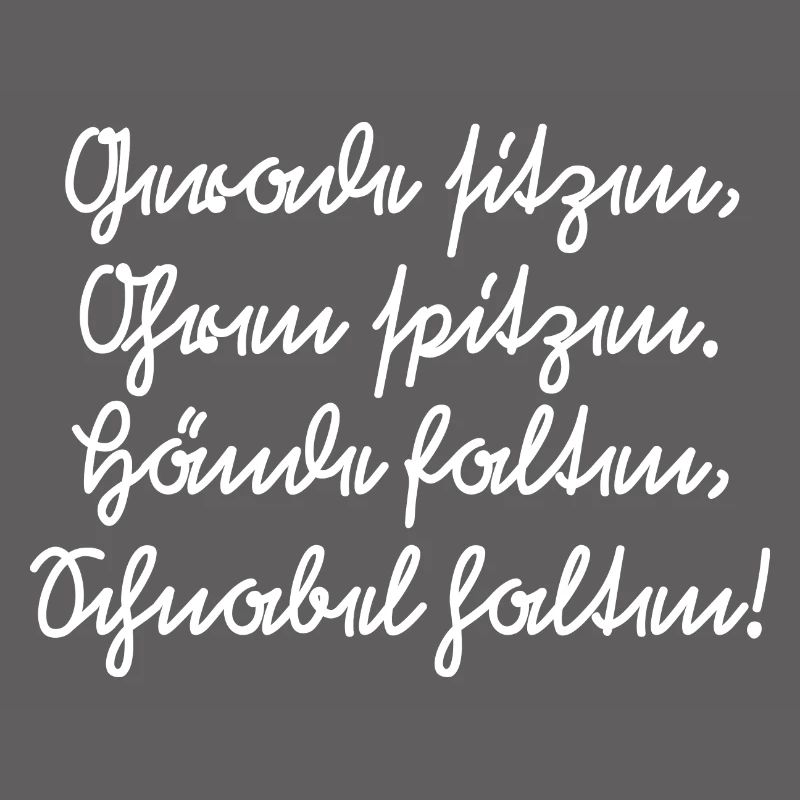 Class rules for the school in German script