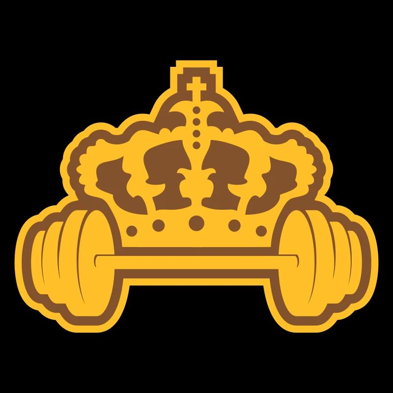 Logo Design Krone Dumbbell