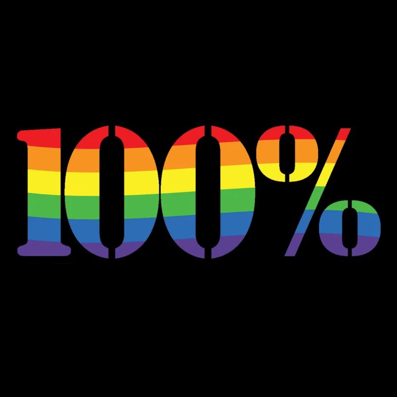 100% Regenbogen
