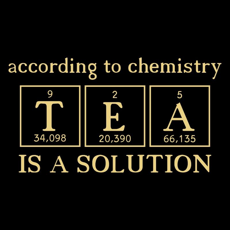 Tea is a solution - teabag chemistry elements