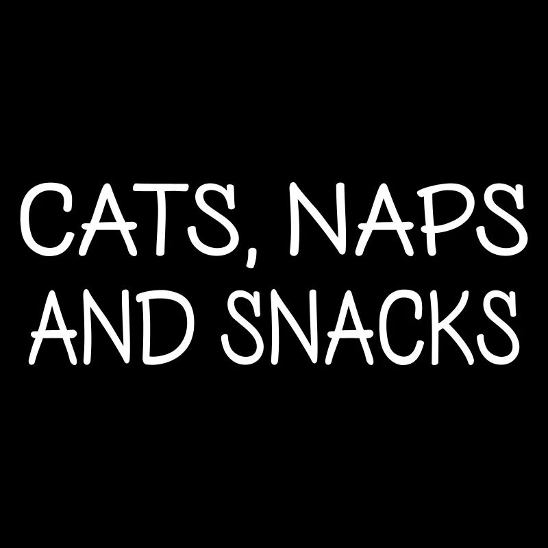 Katzen Nickerchen und Snacks