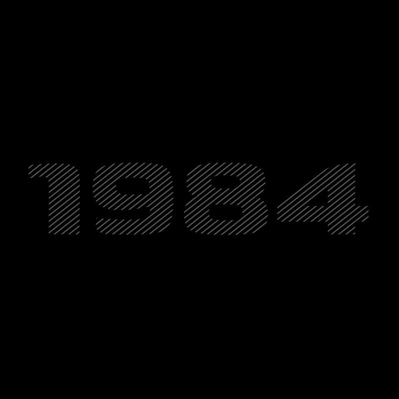 Geboren 1984 Retro Stripe Modernes Geburtstagsdesign
