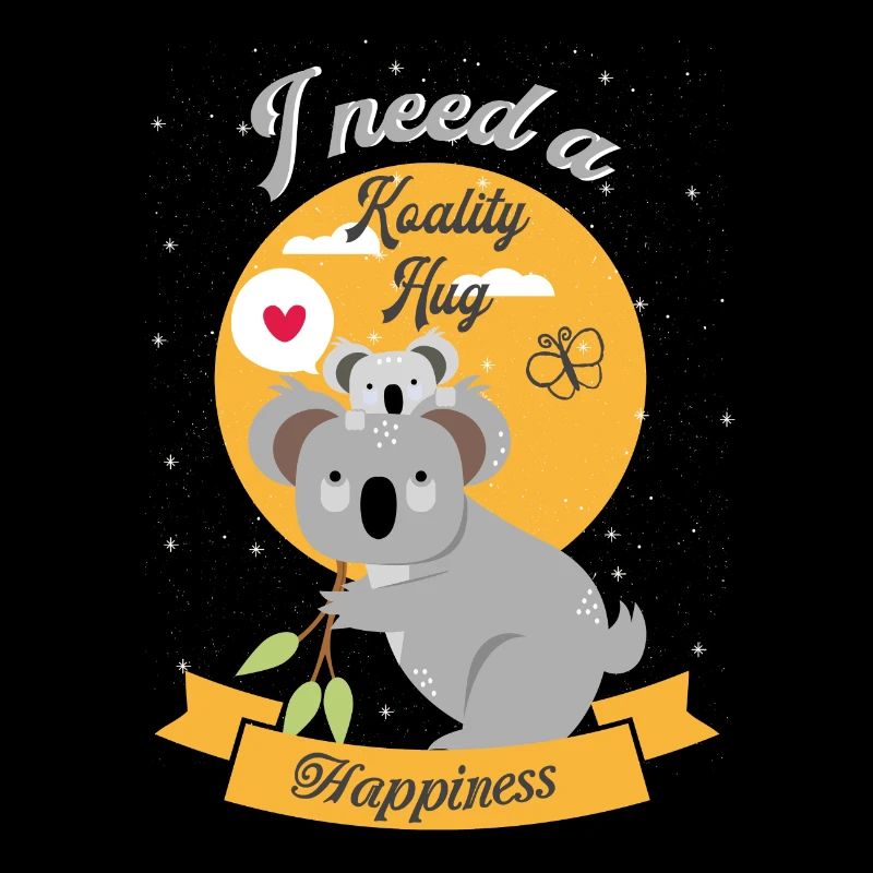 Conception de koala mignon