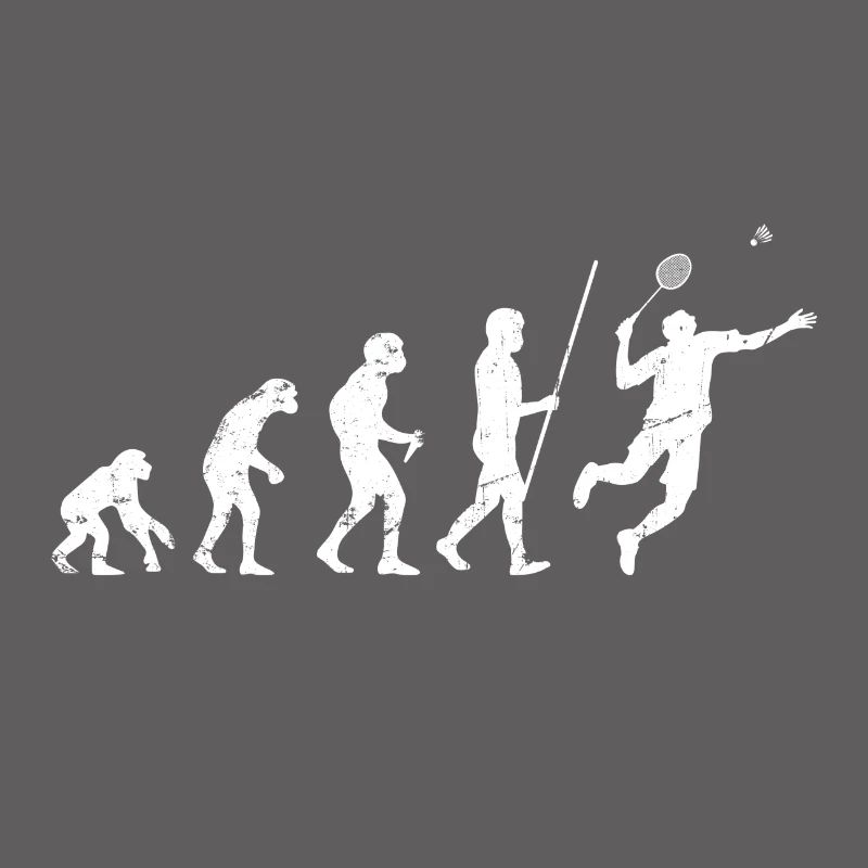 Badminton Evolution Badminton Player Gift Cool