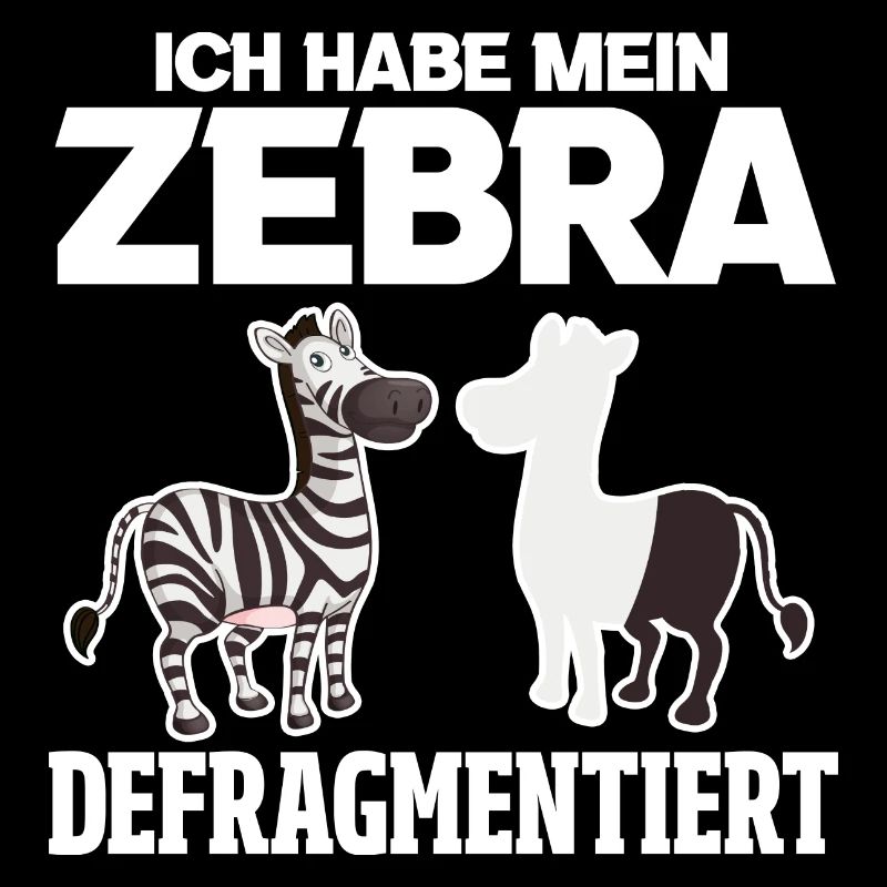 Zebra Defragmentiert Lustiges Informatiker Sprüche