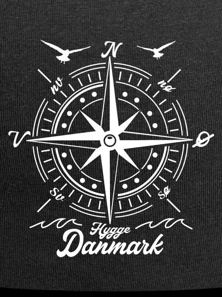 Nordischer Kompass mit Danmark-Text