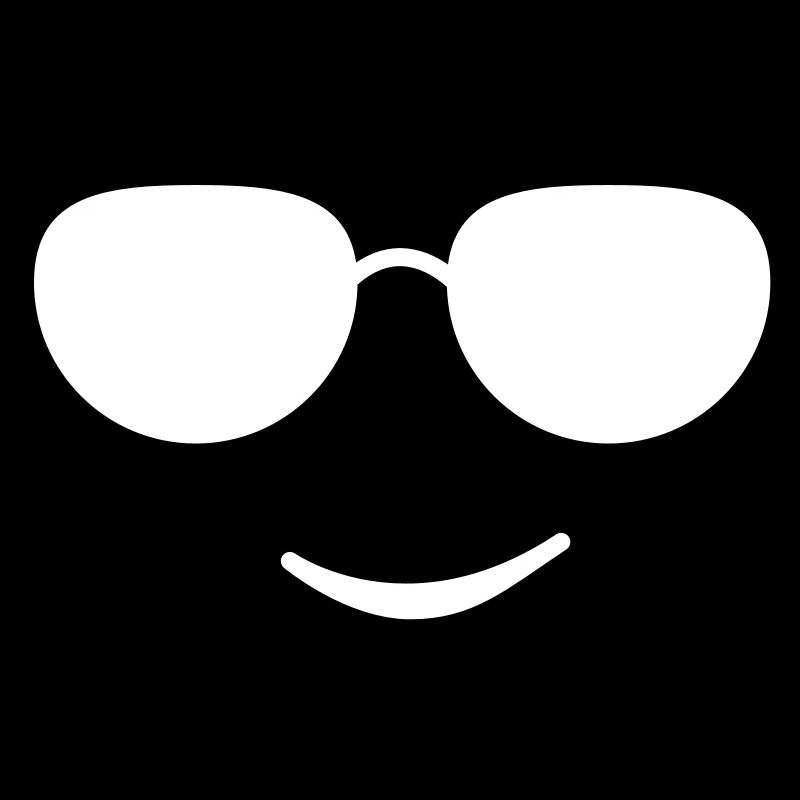 sunglasses smile black