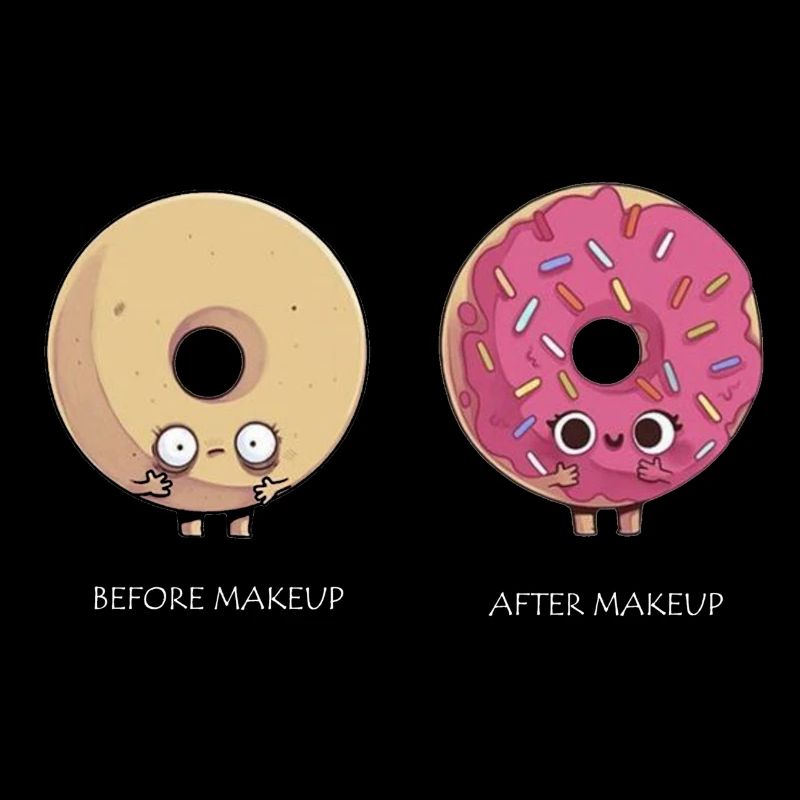 Before Makeup - After Makeup