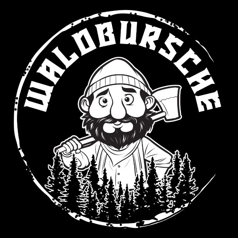 Cooler Holzfäller Papa Waldbursche Geschenk