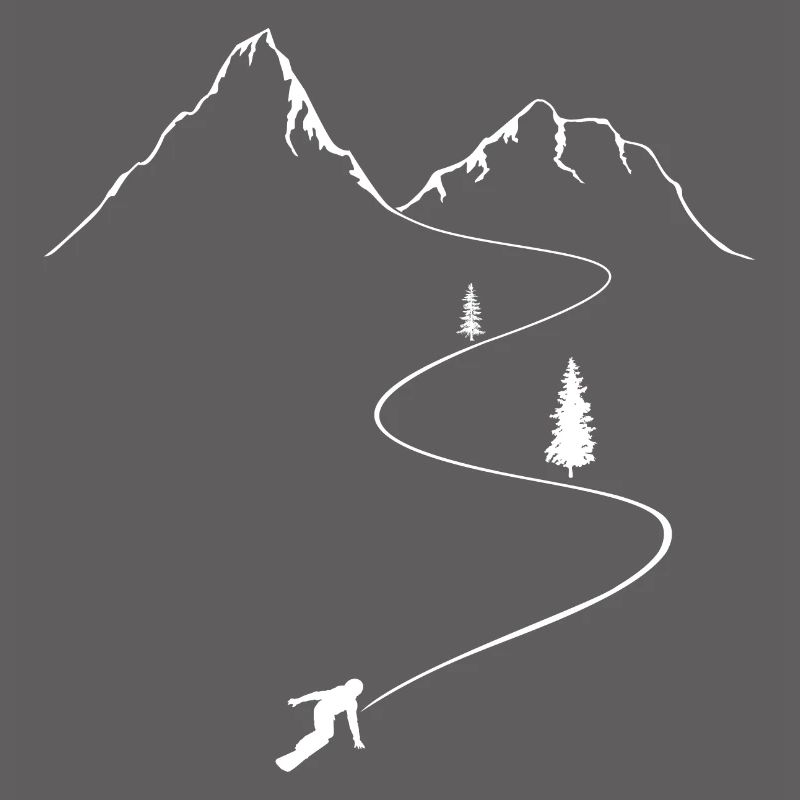 snowboarder, snowboard, mountains, freeride winter