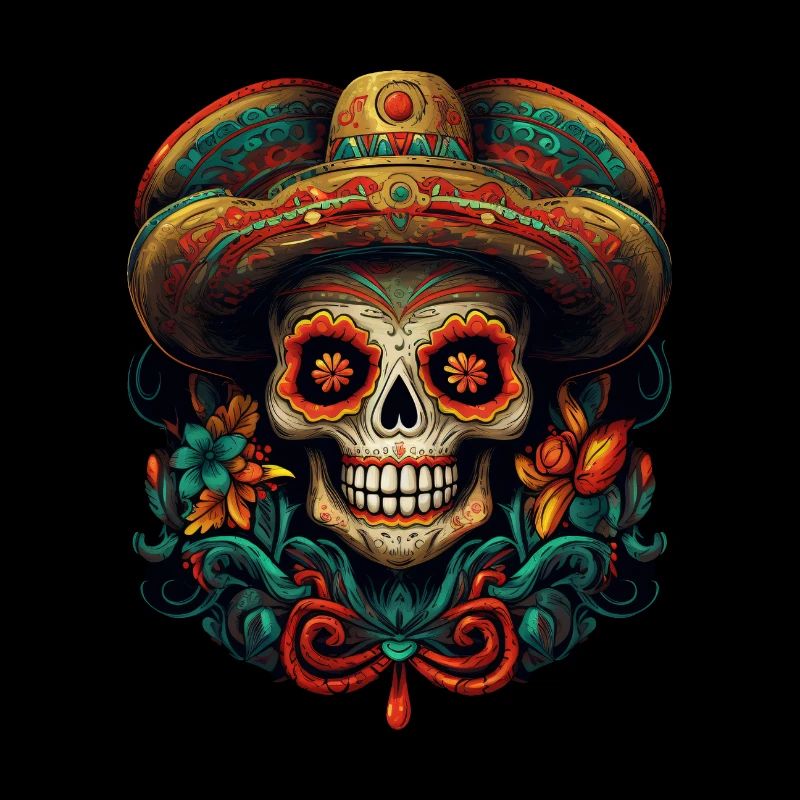 Cinco de Mayo Skull
