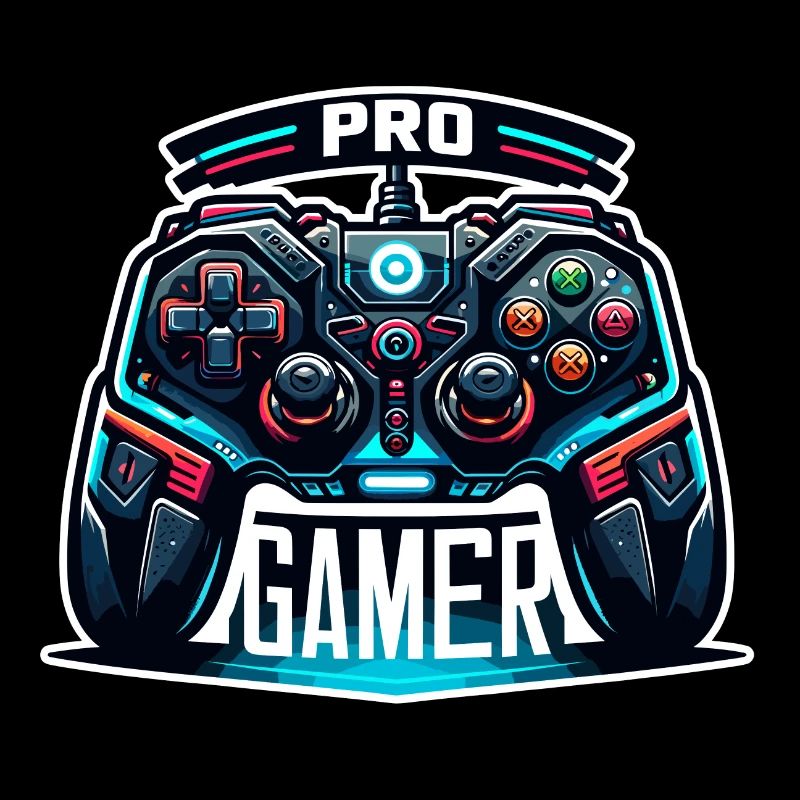 Pro Gamer - Controller Illustration