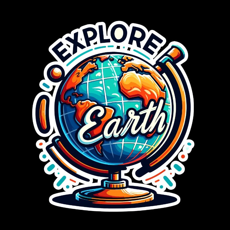 Explorez la Terre - Illustration de la Terre