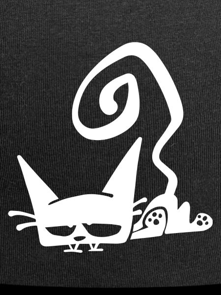 Tired Cat White