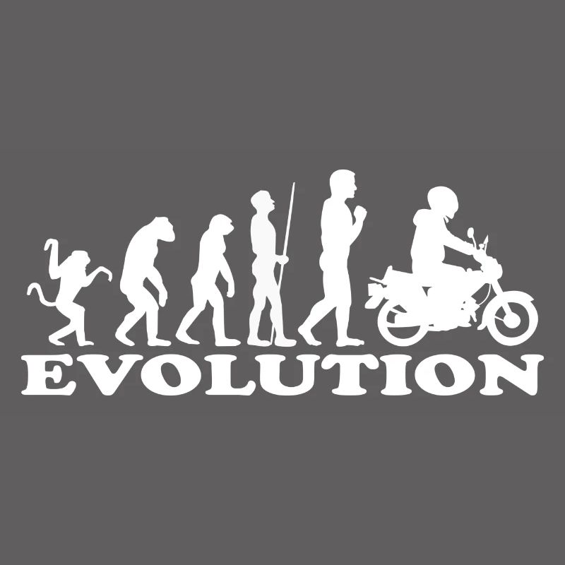 Evolution Moped Mofafahrer Mofa Geschenk idee
