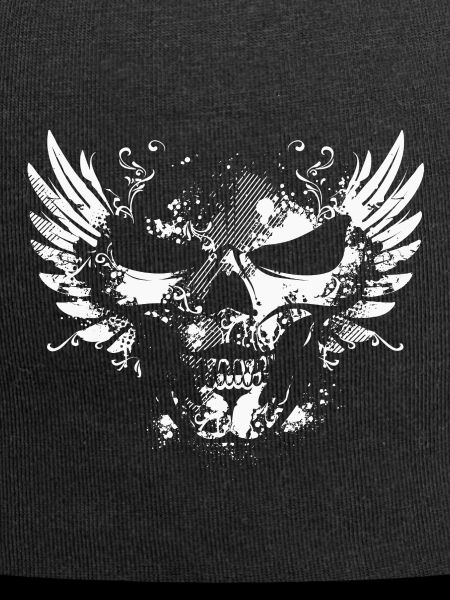 Skull with wings