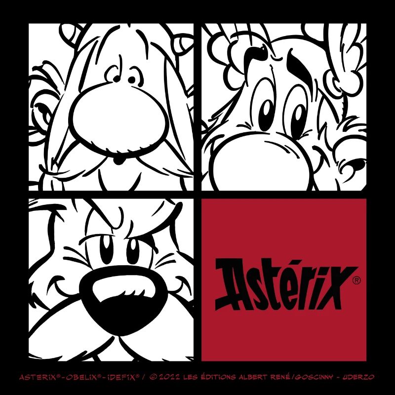 Asterix & Obelix & Idefix Ritratto