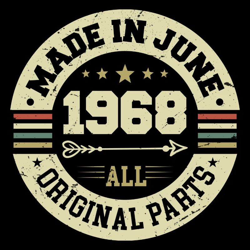 Juni 1968 Geburtstagsgeschenk Juni 1968 Juni 1968